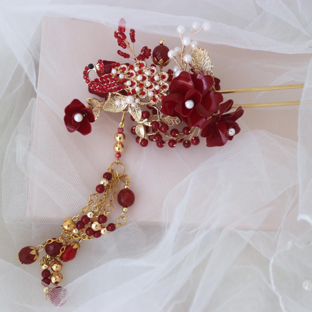 BESTYASH Quaste Haarnadel - Asiatischer Haarstock Im Chinesischen Stil