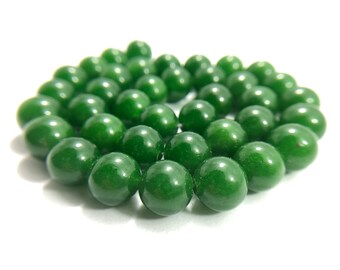 Perle di giada verde scuro, perle verde scuro, perle di pietra verde scuro, perle di pietra rotonde, 4 mm 6 mm 8 mm 10 mm 12 mm
