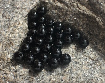 Black Agate (Onyx) beads, Onix stone Beads, Round Stone Jewelry Beads, 4mm 6mm 8mm 10mm 12mm 5-200pcs