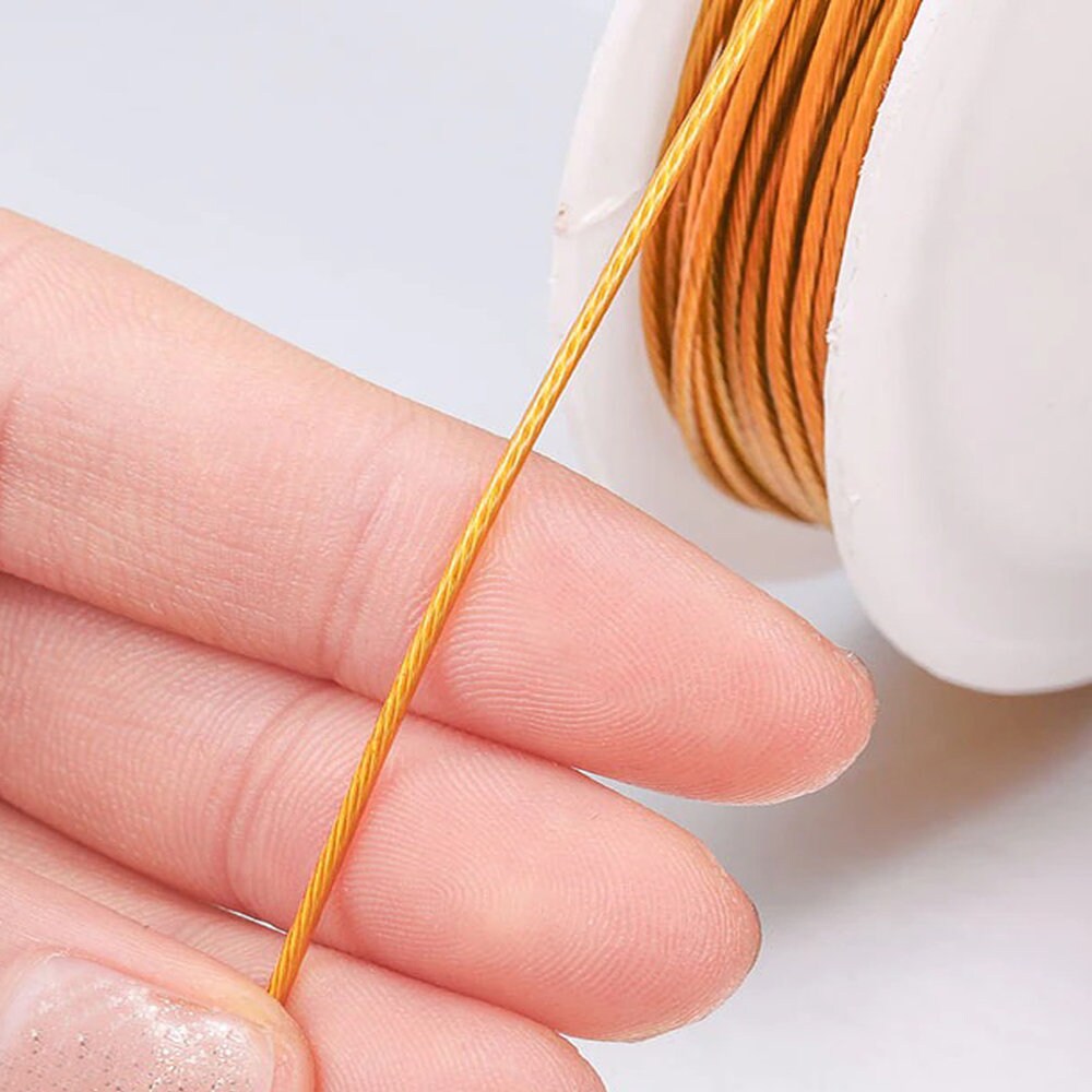 Silberfarbener Kupferdraht Für Schmuck – 0,5 Mm, Anlaufgeschützt, 52 Meter | Perfekt Für DIY & Drahtwickeln