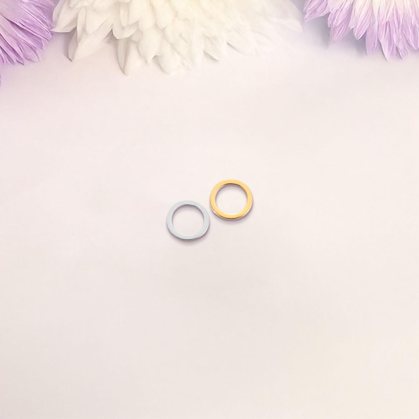 Craftdady, 1000 anelli aperti in acciaio inossidabile 9 mm, rotondi, 1,2 mm di spessore, piccoli connettori per la creazione di gioielli