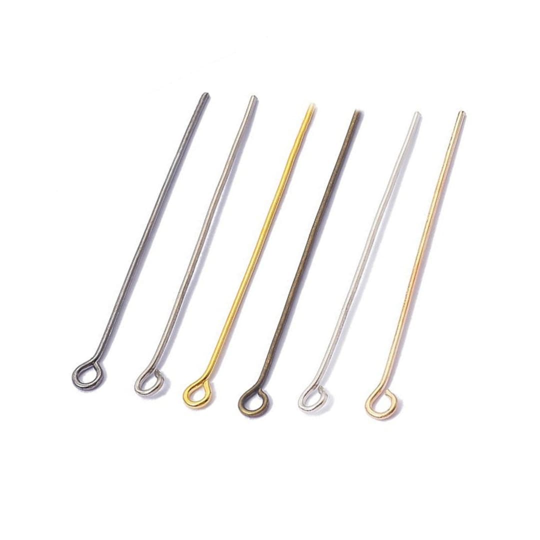 Ball Head Pins Gold Metal for Diy Jewelry Making Head Pins Etsy