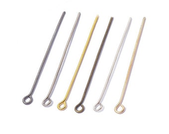 Ball Head Pins Gold Metal  For Diy Jewelry Making Head pins Findings Dia 0.5mm Supplies 200pcs/lot