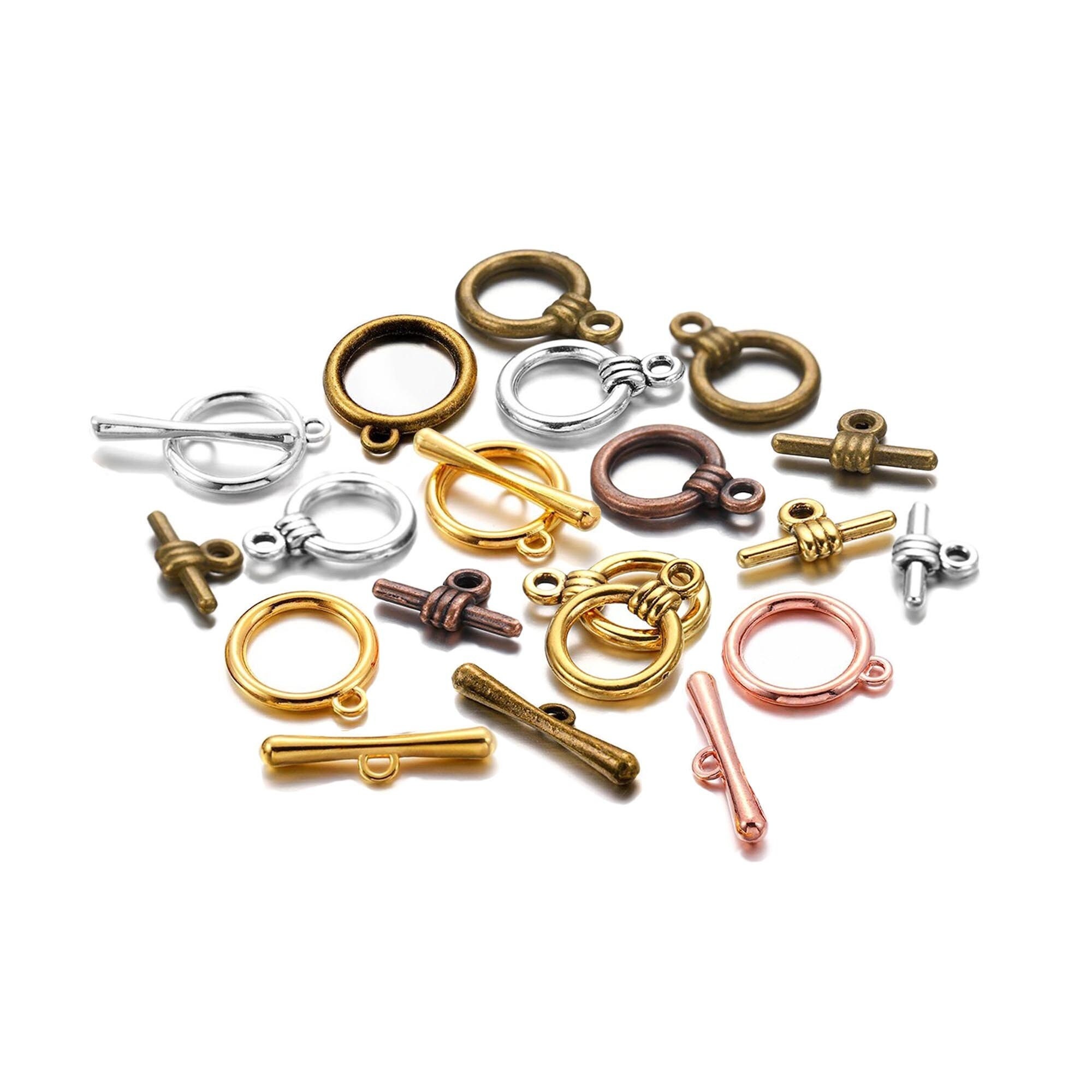 OT Toggle Clasp, Jewelry Accessories, Copper Bronze Gold and