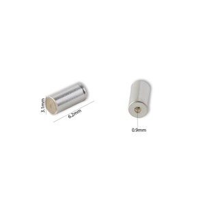 925 Sterling Silver Tube Earring Backs with Silicone and Rubber Backs, Premium Quality image 6