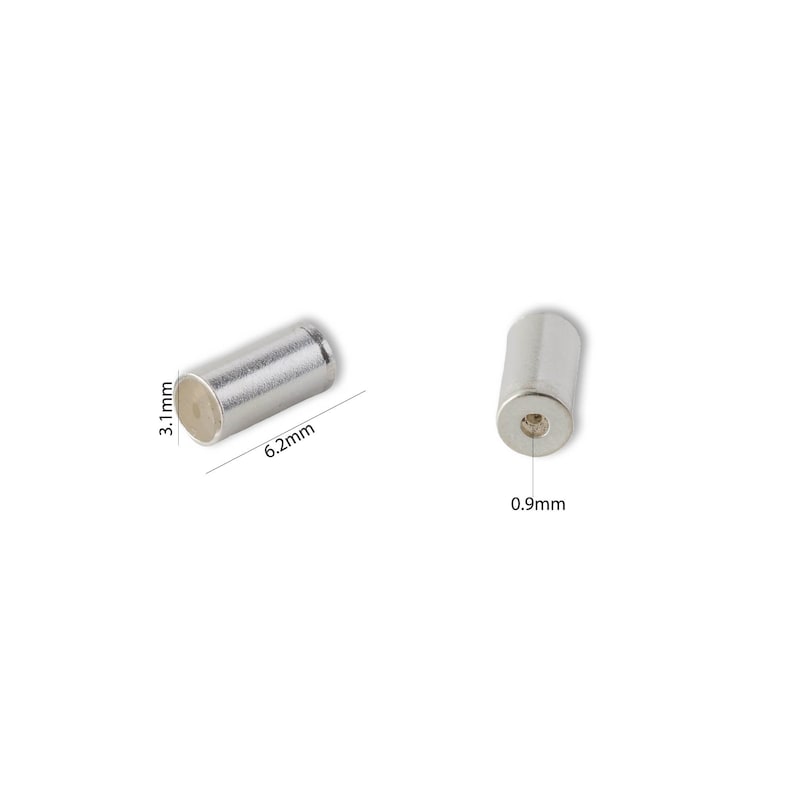 925 Sterling Silver Tube Earring Backs with Silicone and Rubber Backs, Premium Quality image 6