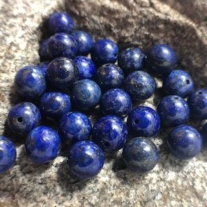 Lapis Lazuli beads, Wholesale Gemstone Beads, Round Natural Stone Jewelry Beads, 4mm 6mm 8mm 10mm 12mm 5-200pcs