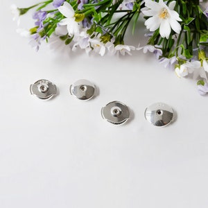 Secure Locking Earring Backs, 925 Sterling Silver Safety and