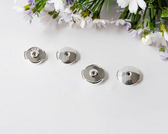 Secure Locking Earring Backs, 925 Sterling Silver Safety and Hypoallergenic