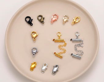 Stainless Steel Lobster Clasp, Gold Plated, Copper Oversized Claw