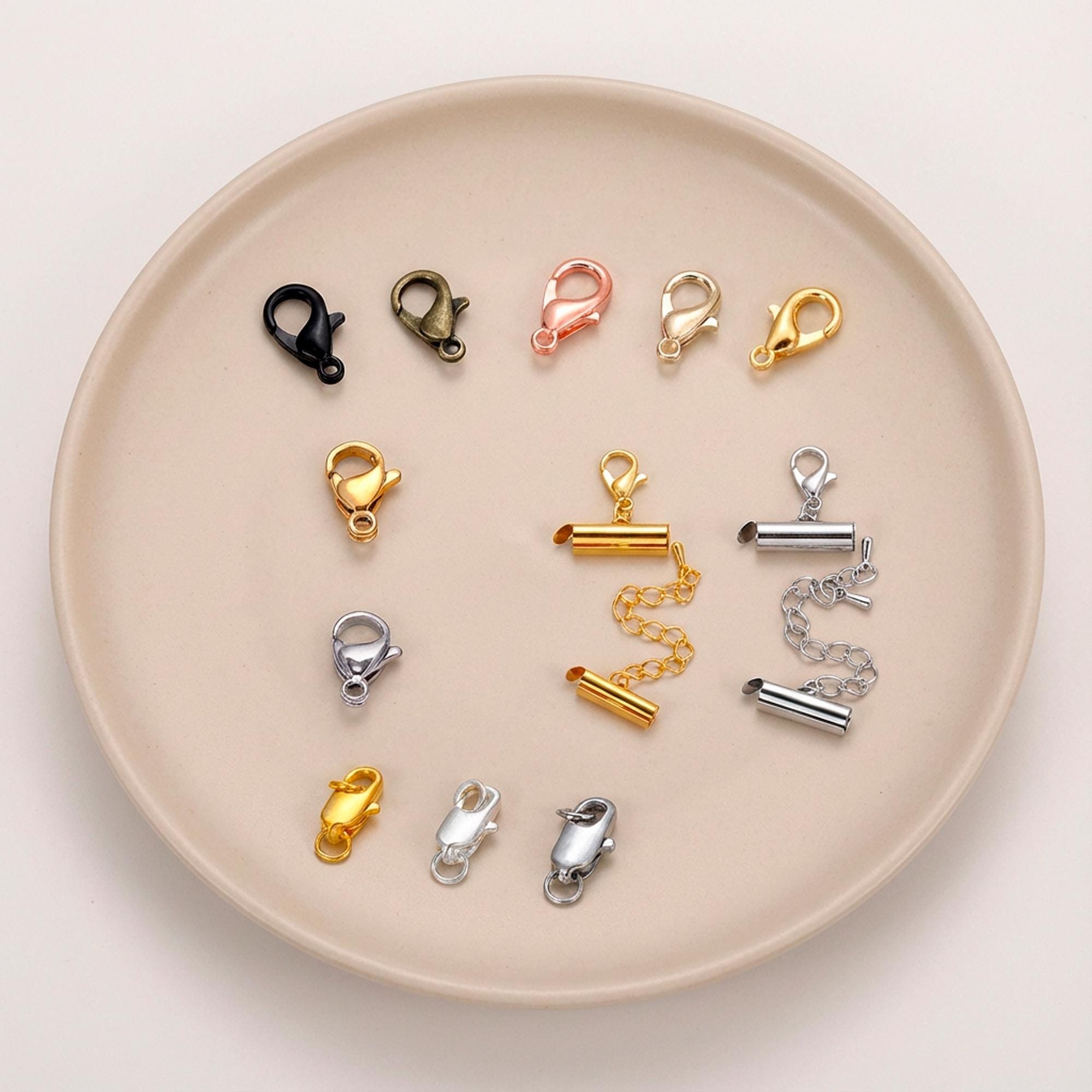 Stainless Steel Lobster Clasp, Gold Plated, Copper Oversized Claw