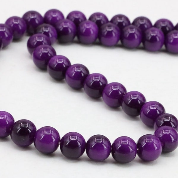 Deep Purple Glass Etsy