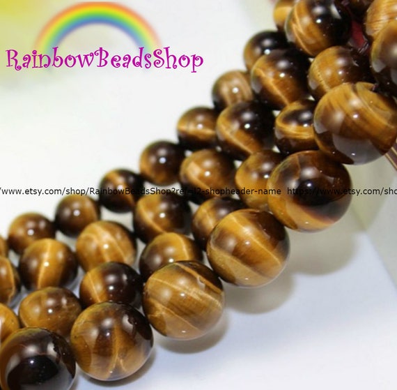 thumbnail image 2 of Natural Brown Tiger's Eye Rondelle Beads – Faceted Spacer Beads For Jewelry Making – 15+ Pieces 2 of 5