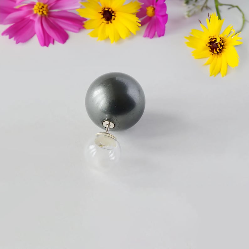 925 Sterling Silver Tube Earring Backs with Silicone and Rubber Backs, Premium Quality image 3