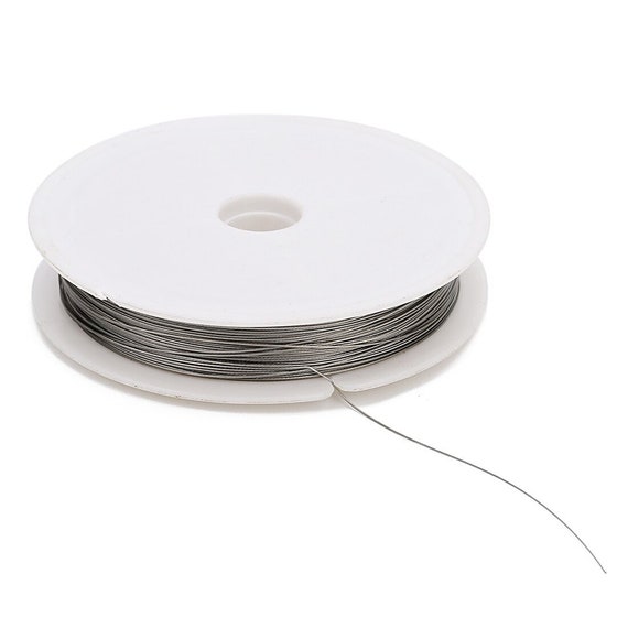 1pc Durable Tiger Tail Beading Wire For Jewelry Making, Stainless