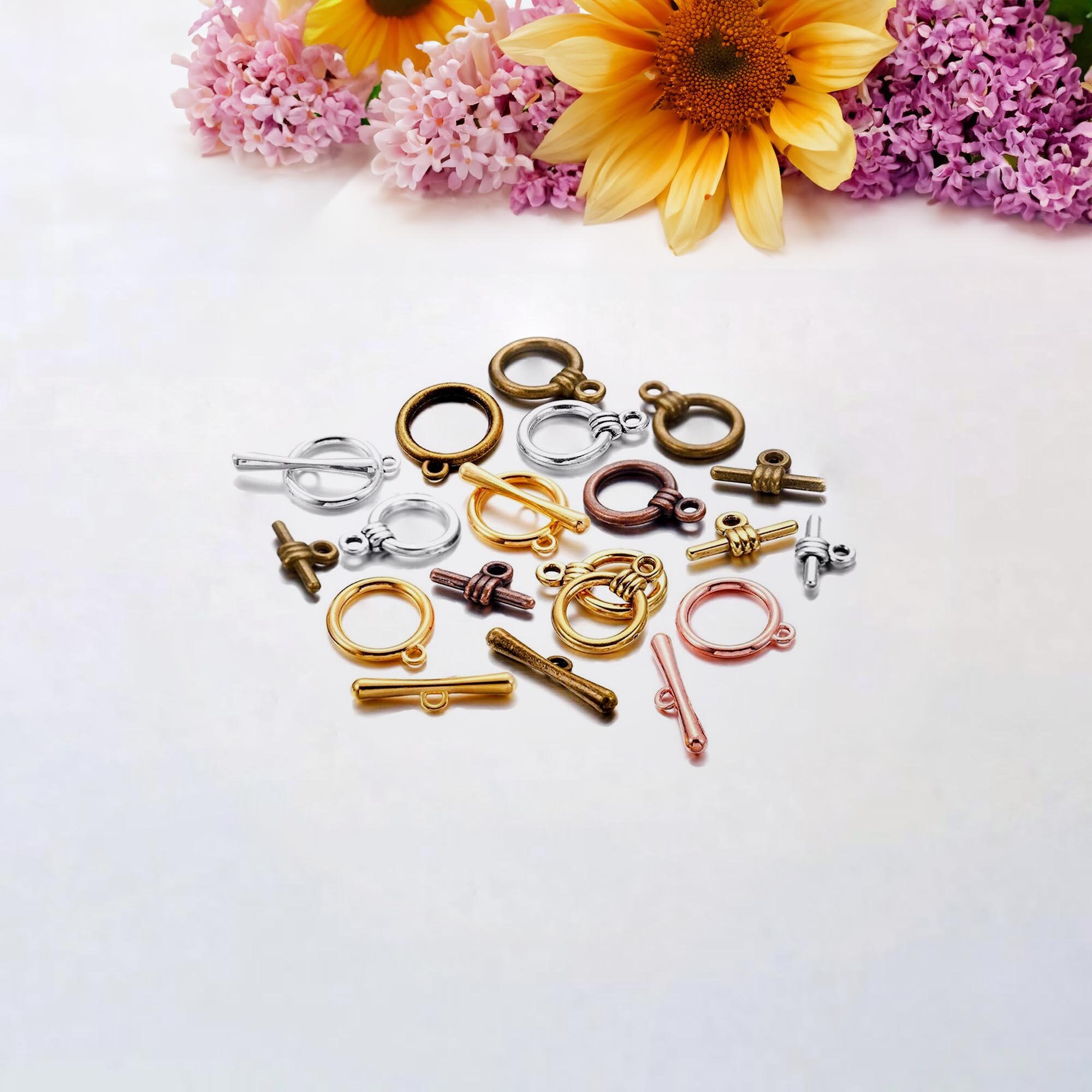 OT Toggle Clasp, Jewelry Accessories, Copper Bronze Gold and