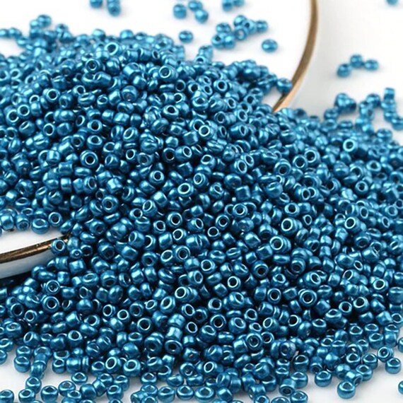 Approx.1000 2MM Czech Glass Seed Beads for Jewelry Making Handmade