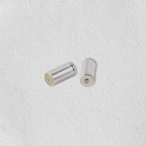 925 Sterling Silver Tube Earring Backs with Silicone and Rubber Backs, Premium Quality image 5