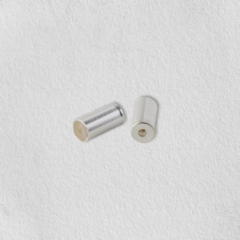 925 Sterling Silver Tube Earring Backs with Silicone and Rubber Backs, Premium Quality image 5