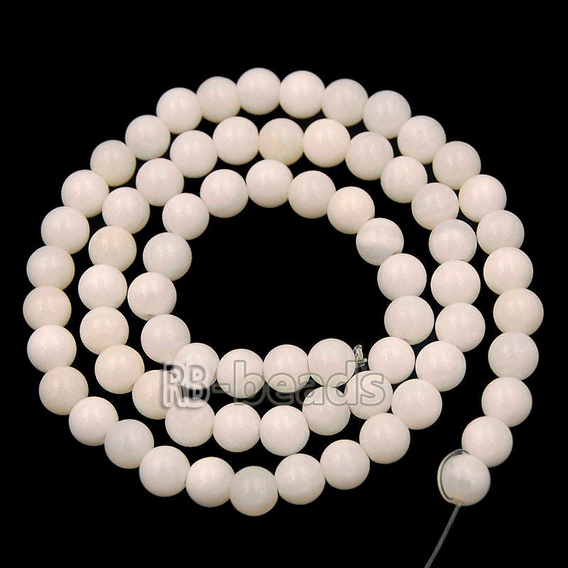 Natural White Onyx Alabaster Beads Gem 2mm 3mm 4mm 6mm 8mm | Etsy