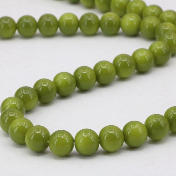 Pearl Glass Round 4mm/6mm/8mm/10mm/12mm/14mm/16mm Loose Beads for Jewelry  Making