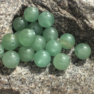 Green aventurine beads,  Gemstone Beads, Round Natural Stone Jewelry Beads, 4mm 6mm 8mm 10mm 12mm 5-200pcs