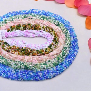 Perline di vetro rondelle sfaccettate, cristallo brillante da 2 mm, mix multicolore lucido per la creazione di gioielli fai da te, materiali per l'artigianato, perline distanziatrici sciolte
