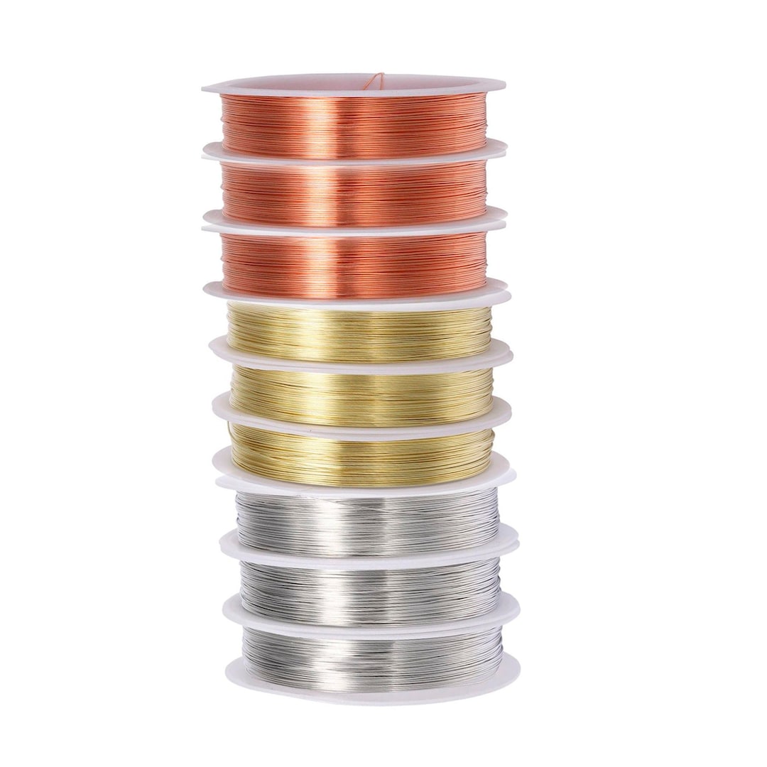 Metal Thread Wire, Gold, Silver, Copper String Beadsmith, Craft Beading ...