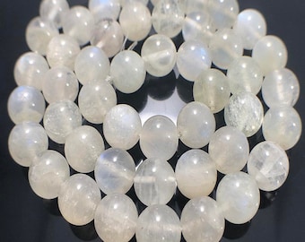 Natural White Moonstone Beads, Wholesale Gemstone Beads, Jewelry Moonstone beads, Round Moonstone Spacer Beads, 4mm 6mm 8mm 10mm 12mm