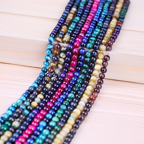 4964V 12mm 本物のディープブルー天然ラピスラズリジェムストーン クリスタルラウンドビーズブレスレット AAAA, S, 天然 48個 ラピスラズリ ジェムストーン ビーズ - 本物の天然染色 - ラウンドストランド 8mm