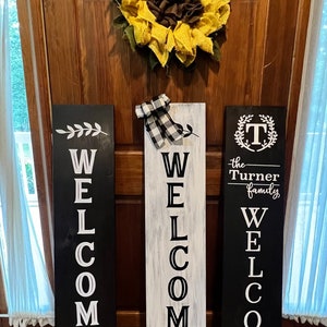 Welcome Sign, Welcome Sign Front Door, Farmhouse Welcome Sign, Front Porch Sign, Housewarming Gift, Porch Decor, Home Sign, Home Sweet Home