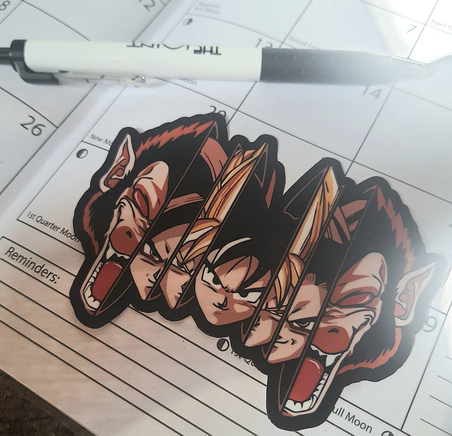 Dragon ball anime stickers