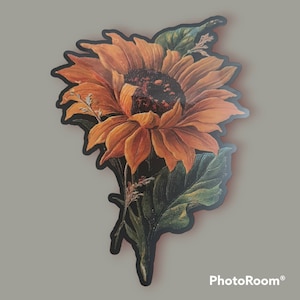 Stickers tournesol grand format