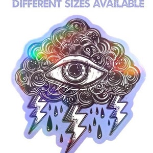 Cloud Stickers Large, Medium, and Small Sizes