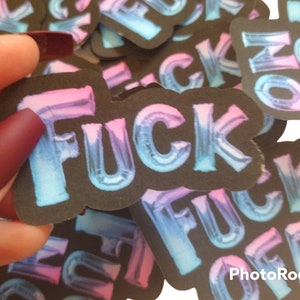 Eff off stickers