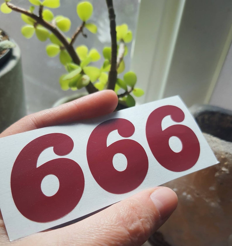 Angel Numbers Vinyl Stickers in Retro Font - Etsy