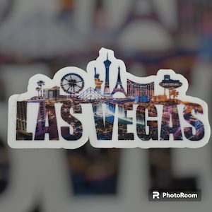 Adesivi sullo skyline di Las Vegas