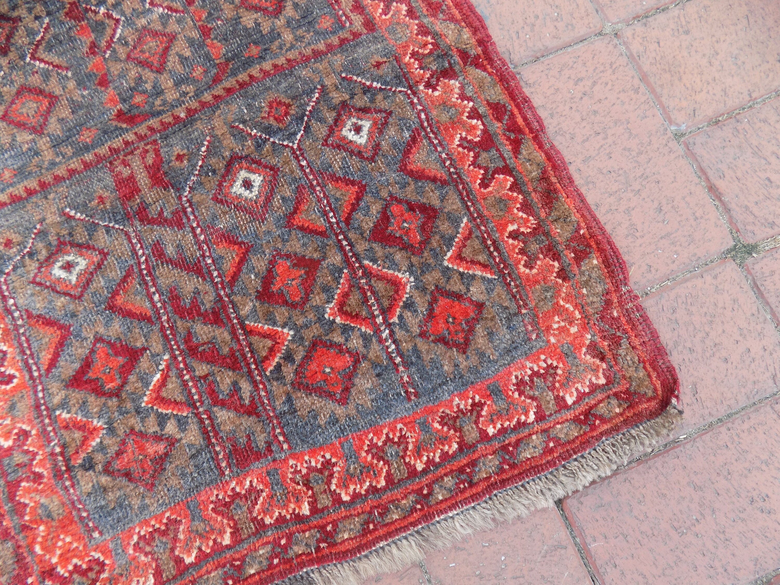 Rare Small Carpet Rug Handmade Wool Rug 17x2 Etsy