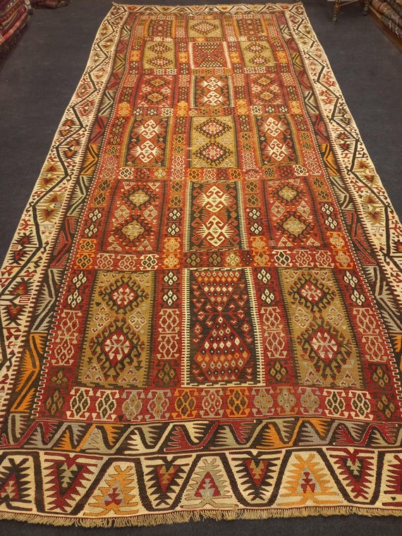 トルコラグヴィンテージキリム ファイン織りキリム 【公式通販】