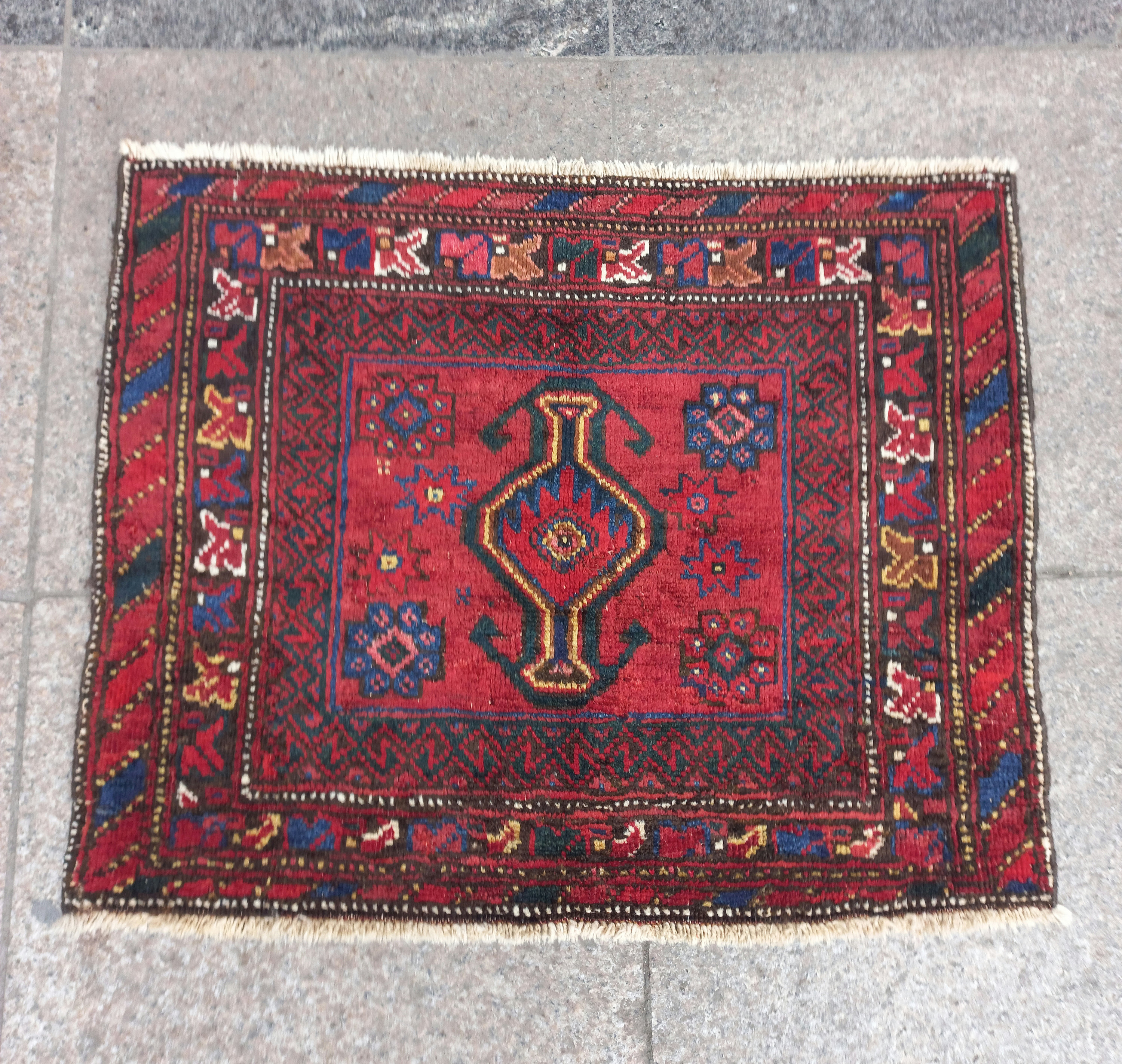 Rare Antique Baluch Rug, Small Carpet Rug, Handmade Rug,2,1
