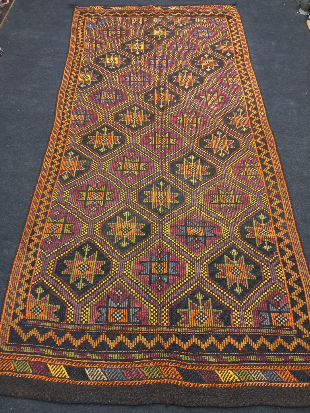 80×104 \"星に願いを\" ViNTAGE TURKiSH RUG 80×104 星に願いを ViNTAGE TURKiSH RUG