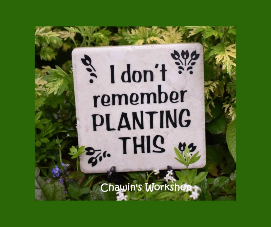 I Don't Remember Planting This Funny Garden Sign, Funny Gift for