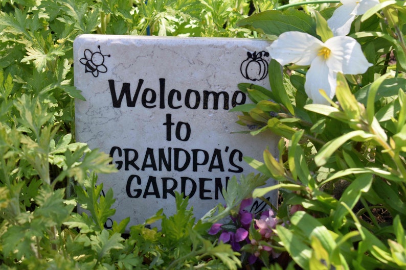 to Grandpa's Garden Garden Gift for Grandpa Etsy Canada