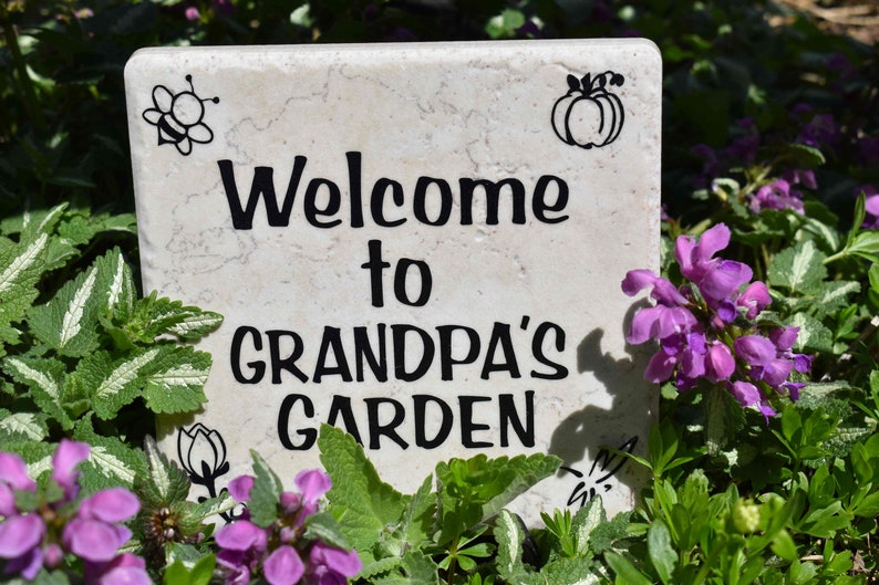 to Grandpa's Garden Garden Gift for Grandpa Etsy Canada