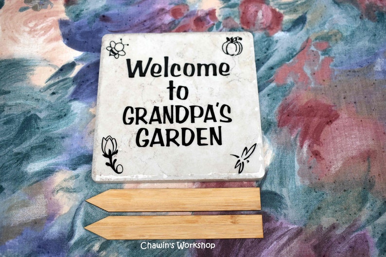 to Grandpa's Garden Garden Gift for Grandpa Etsy Canada