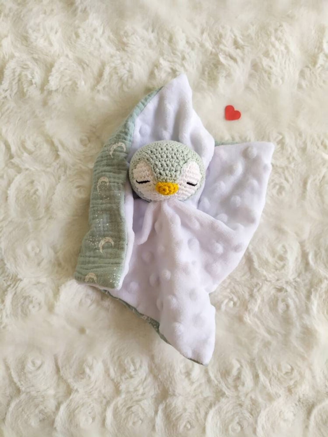 Peluche pinguino, peluche bola, peluche per neonati, cotone OEKO