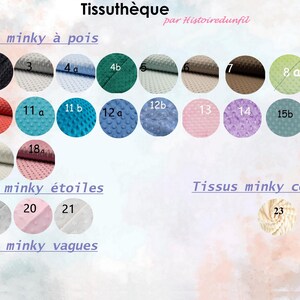 Knuffeldoekje van schapenvacht, babyknuffeldoekje, Oeko-Tex katoen, handgemaakt afbeelding 7