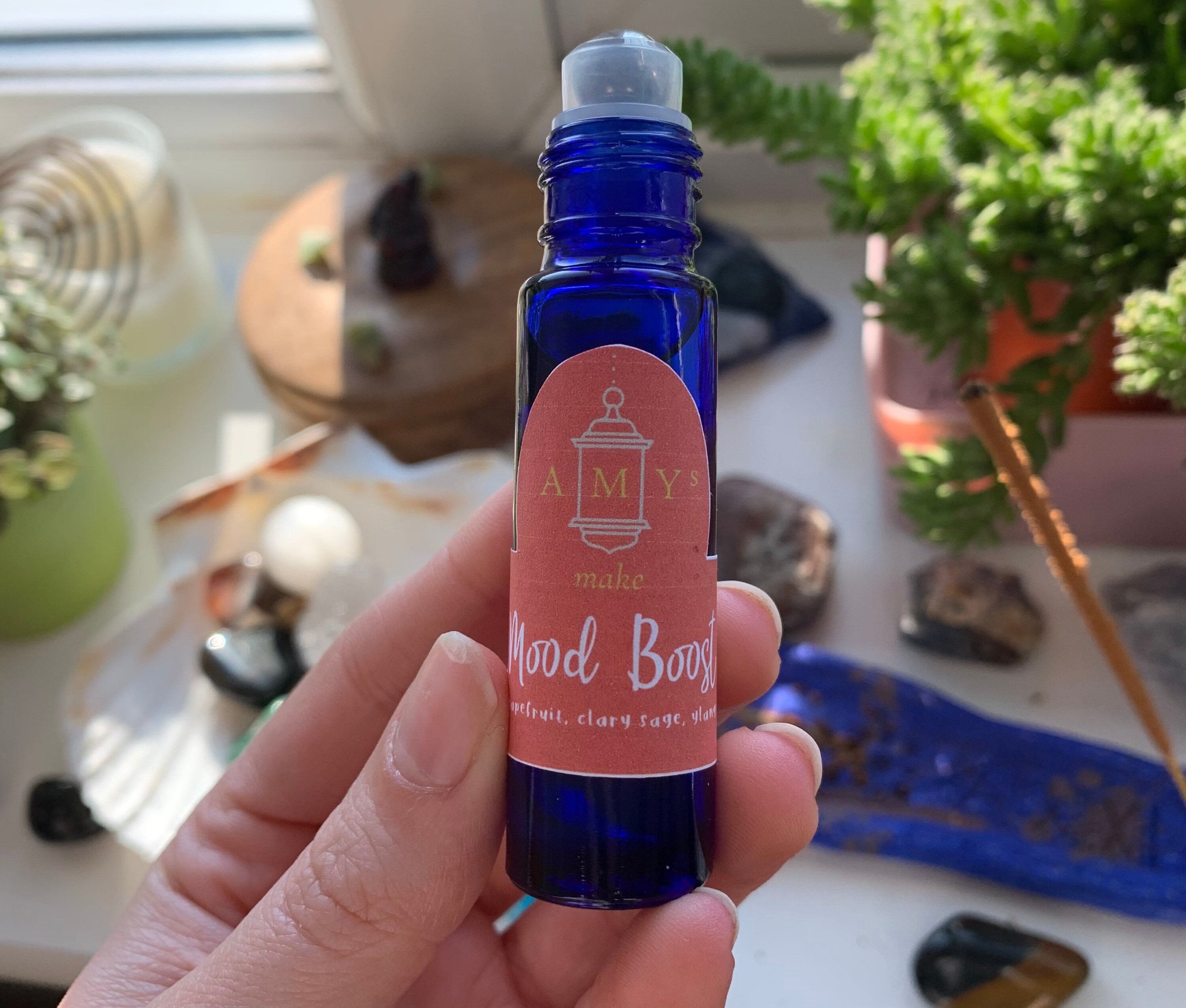 Mood Booster Uplifting Essential Oil Blend by Amys Make. Etsy