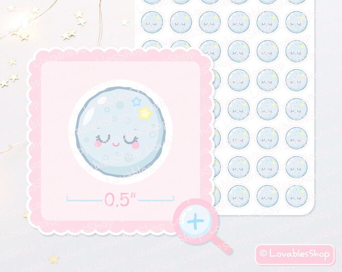 Moon Planner Stickers