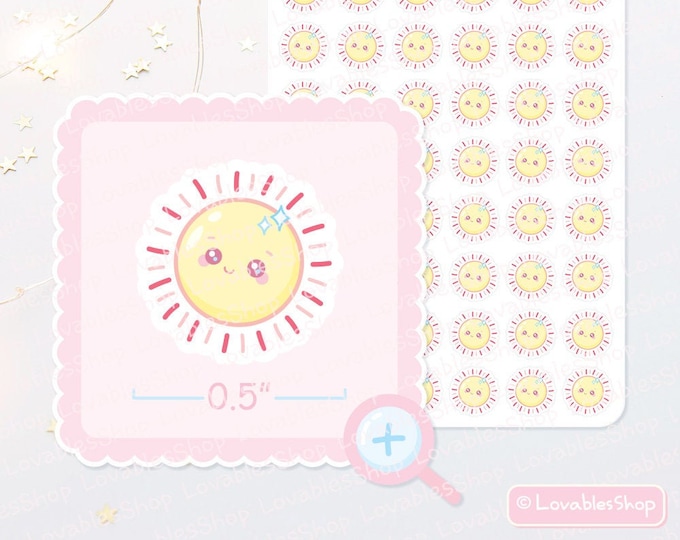Sun Planner Stickers